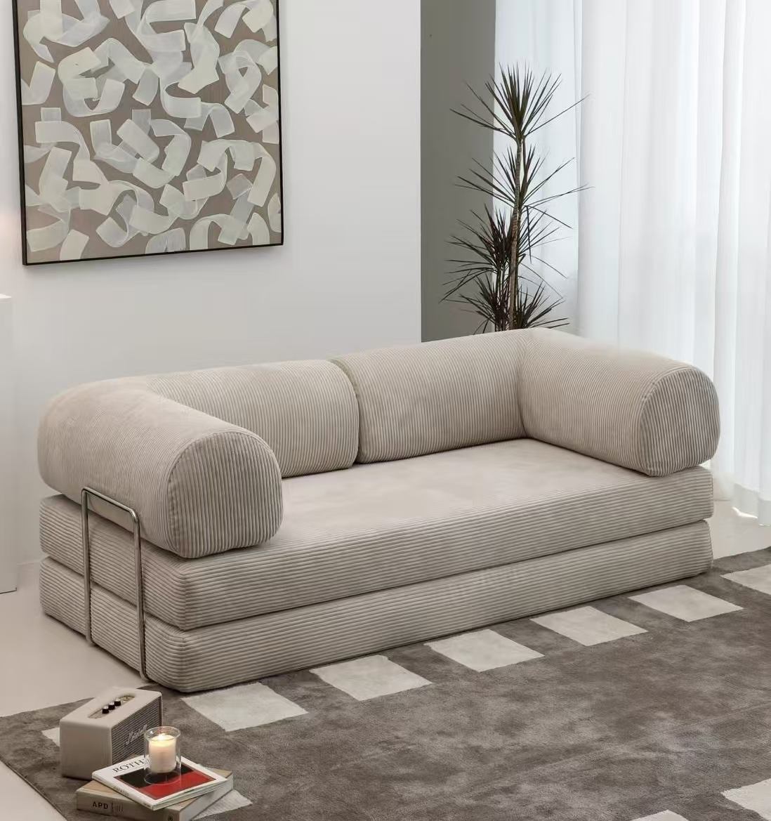 High Quality Modular Compression Sofa Creative Designer Vacuum Sofa Living Room Modern Compressed Sofa Foam Couches in a Box - Image 5