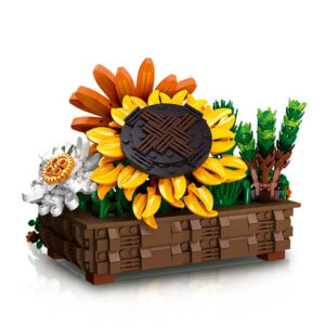 Brick Toy Lego 2025 Kids Climbing Tiger Potted Plant Bricks Toy