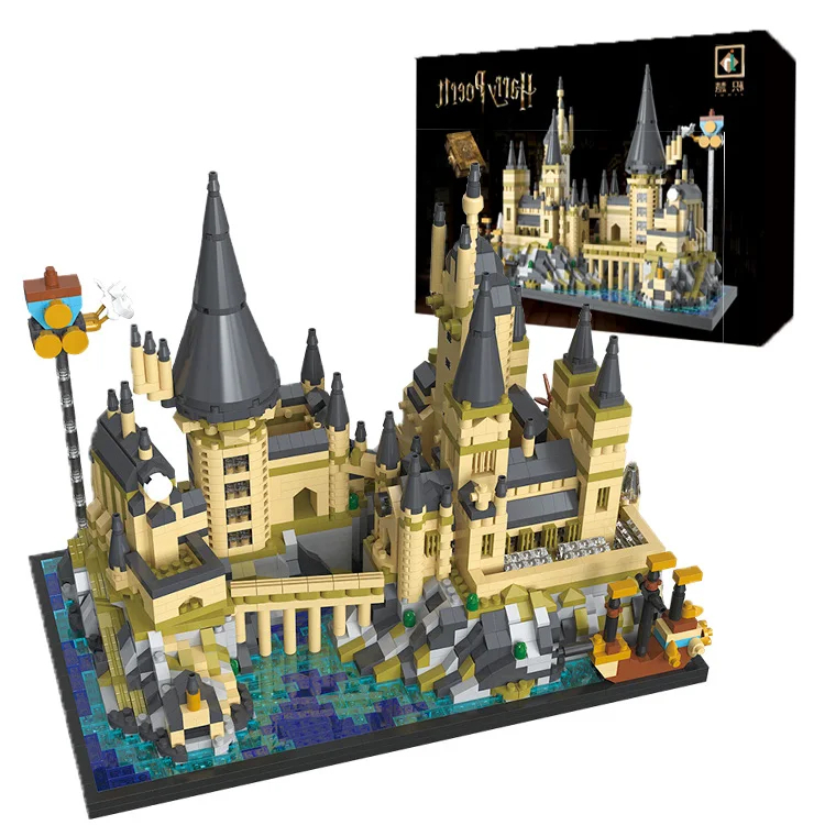 Plastic Castle DIY Play House 1:64 Stacking Model Building Blocks Boxed Animal-Themed Anime Toys for Kids - Image 2