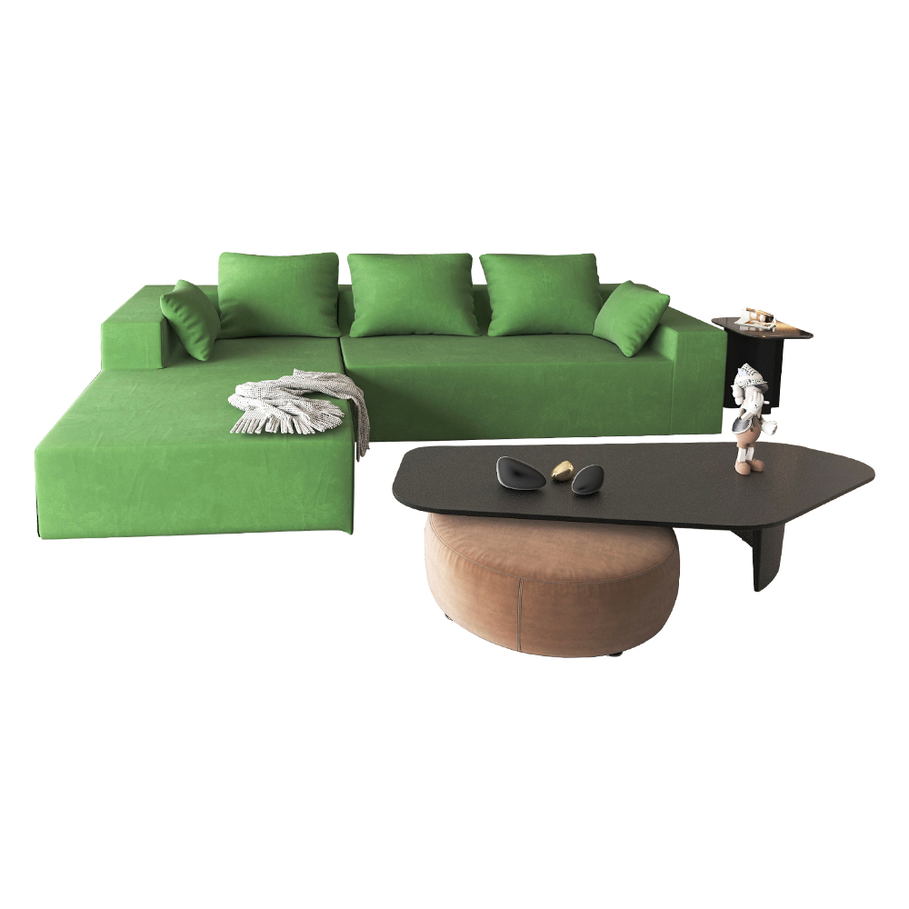 Modern Modular Kids Adult Foam Combined Sofa Couch Compress Sofa Set in Box Vacuum Compressed Sofa - Image 4