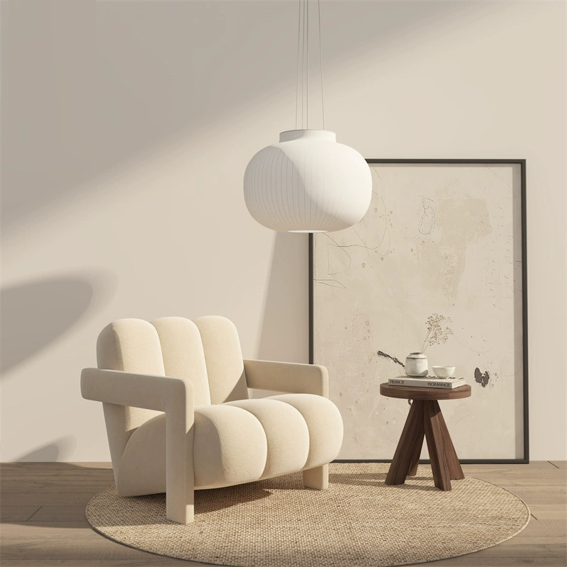 Comfortable Armchair Velvet Lazy Chair High Density Sponge Lounge Chairs - Image 2