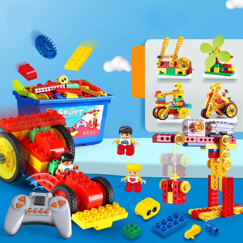 STEM Remote Control Building Kits 131pcs Car Robot Transform 2.4G Rechargeable RC Building Blocks Toys for Kids - Image 6