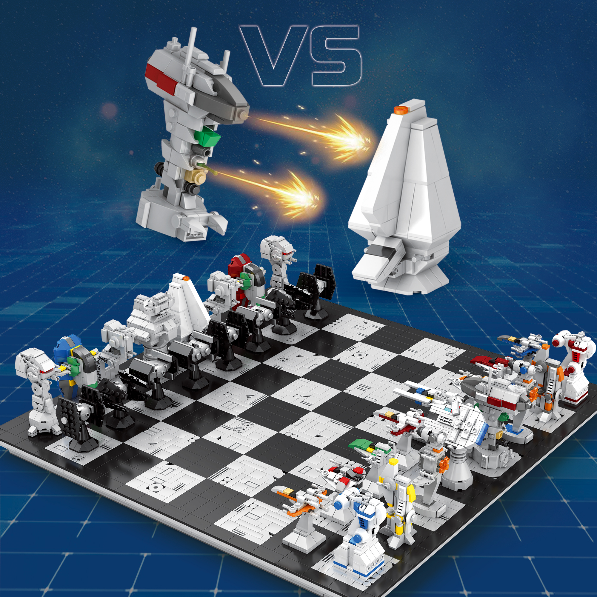 International Chess Building Block Brick Sets For Kids Assembly - Image 4