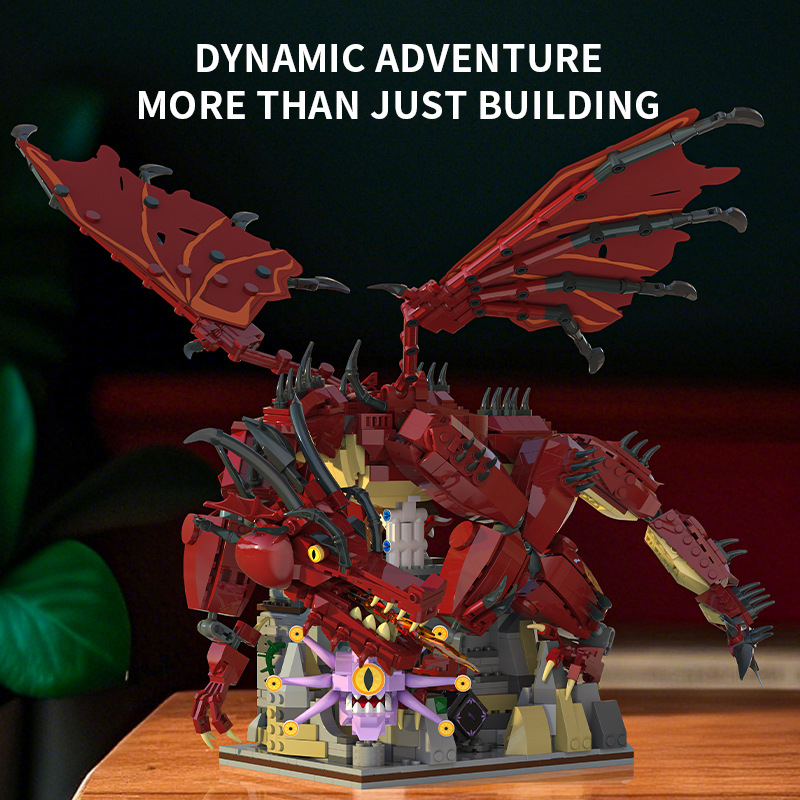 Red Dragon's Tale 21348 Building Blocks Bricks Assembling Millennium Falcon Model Toys Gift Set - Image 4
