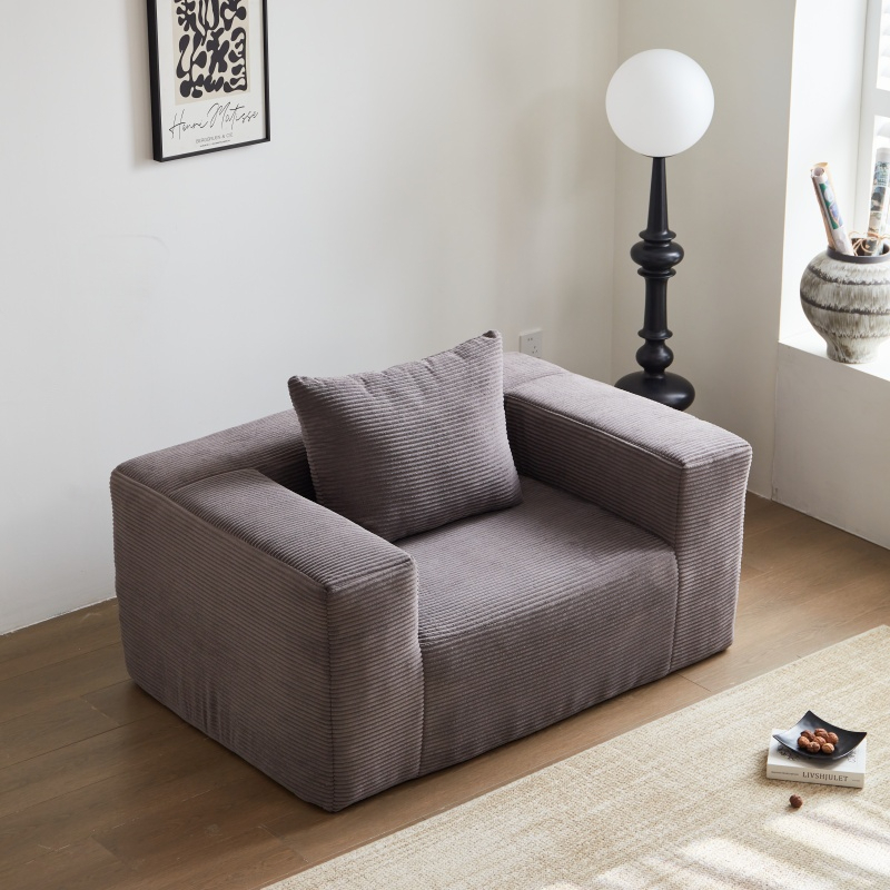 Flexible Space Layout Multi-Functional Living Room Bed Compressible Sponge High Density Armrest Sofa