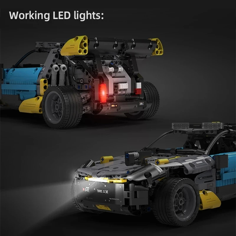 Technical MOC Vehicle Model Bricks Sets Racing Climbing Trucks Building Block Toys Car - Image 5