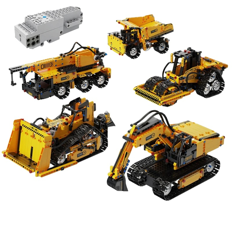 5 in 1 STEM Building Block Kid Assemble Programming APP Remote Control Building Toy Educational Set Toy