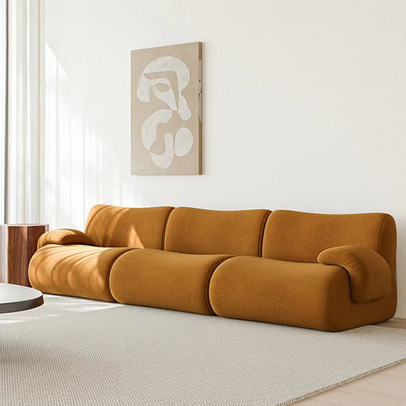 Luxury Compressed Foam Vacuum Sealed Packaging Home Furniture Fabric Sofa Sets Living Room Furniture - Image 4