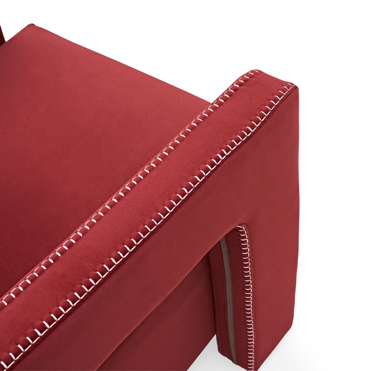 Modern Living Room Sofa Chairs Velvet Lounge Chair ArmChair for Villa Aparmtment Home Hotel - Image 4