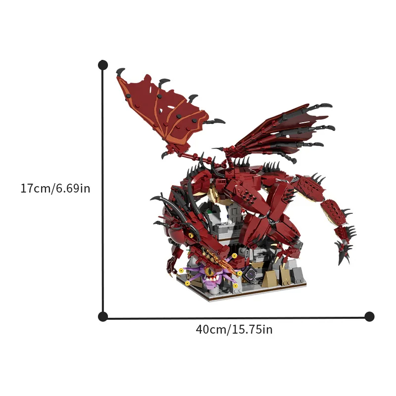 Red Dragon's Tale 21348 Building Blocks Bricks Assembling Millennium Falcon Model Toys Gift Set - Image 2
