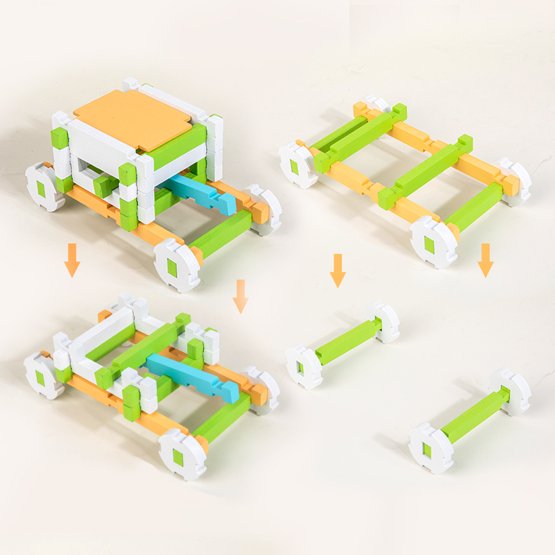 20PCS Building Toys Wooden Blocks Mortise and Tenon Structure DIY Creative Construction Ability Educational Toys - Image 4