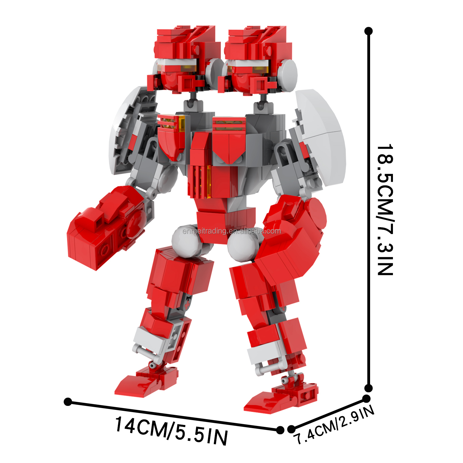 Real Steel Mecha Model Plastic Building Blocks Sets for Kids Puzzle Toys - Image 3