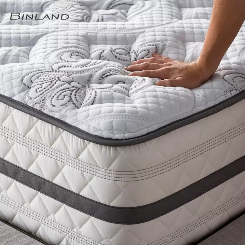 20 Years Warranty Guaranteed Bonnel/Pocket Spring Hybrid Memory Foam Mattress Natural Latex Orthopedic Foam Compressed Mattress - Image 2