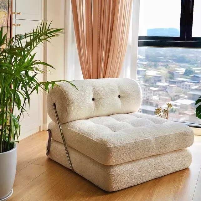 Modern High Density Vacuum Compressed Foam Filled Sectional Sofa Couch Bed for the Living Room Furniture